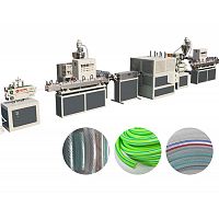 PVC纖維增強(qiáng)軟管生產(chǎn)線